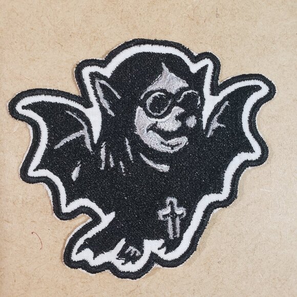 Bat Ozzy Iron-On Patch (2/$12 or 5/$22) - Picture 1 of 2